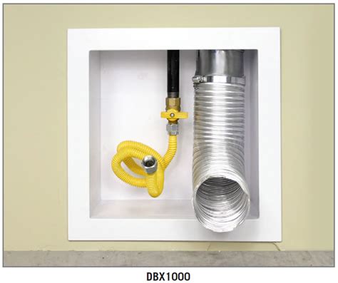 construction solutions plastic and metal dryer vent dbx1000 boxes|metal dryer vent box.